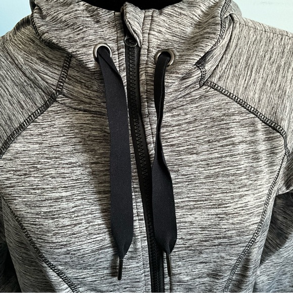 EUC Hooded Zip-Up Jacket Athletic Yoga Gym - Picture 6 of 8
